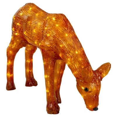 Northlight LED Lighted Commercial Grade Acrylic Reindeer Outdoor Christmas Decoration - 22" - Warm White Lights 4 Northlight LED Lighted Commercial Grade Acrylic Reindeer Outdoor Christmas Decoration - 22" - Warm White Lights - Image 2
