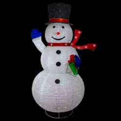 Northlight LED Lighted Iridescent Twinkling Snowman Outdoor Christmas Decoration - 71" -Northlight GUEST 5029362a b79e 4feb 89a5 369c3c46861e