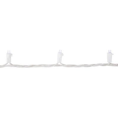Northlight 100ct Pure White LED Wide Angle Christmas Lights, 33ft White Wire 5 Northlight 100ct Pure White LED Wide Angle Christmas Lights, 33ft White Wire - Image 3