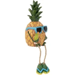 Northlight 9.5" Tropical Pineapple Boy With Dangling Legs Figurine -Northlight GUEST 51359fb6 a5e8 4966 bc4d 8f7ee91583fb