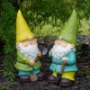 Northlight Set Of 2 Green And Yellow Gnome Outdoor Garden Statues 12.25" 2 Northlight Set Of 2 Green And Yellow Gnome Outdoor Garden Statues 12.25" -Northlight GUEST 51bce96b 48b9 42c5 91ef 5ede782224e3