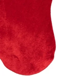 Northlight 20" Red And White Velveteen Santa Claus Belt Buckle Christmas Stocking -Northlight GUEST 53c6782a 0021 404c 8fdc 84ca29b30144