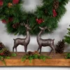 Northlight Standing Deer Christmas Decorations - 14" - Brown - Set Of 2 -Northlight GUEST 547313c1 2474 4db5 8fa2 fe64a04bb67b