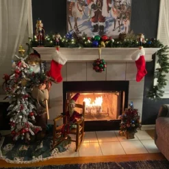 Northlight 48" Santa Claus With Artificial Flocked Alpine Tree Christmas Figure 14 Northlight 48" Santa Claus With Artificial Flocked Alpine Tree Christmas Figure -Northlight GUEST 549159f5 f5db 4352 a424 50e7221f81b8