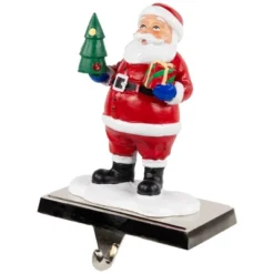 Northlight 6.25" Santa Claus With Tree And Present Christmas Stocking Holder -Northlight GUEST 559c4021 85ae 43d8 ae91 ffe6be39f7f9