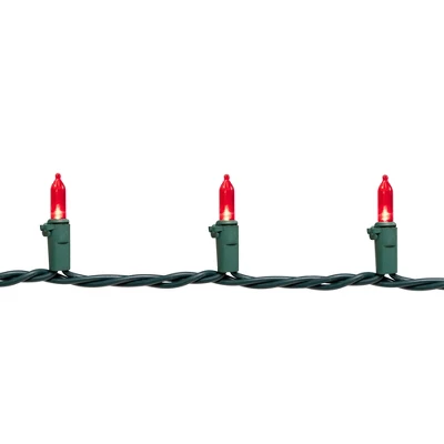 Northlight LED Mini Christmas Lights - Red - 33' Green Wire - 100ct 7 Northlight LED Mini Christmas Lights - Red - 33' Green Wire - 100ct - Image 5