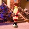 Northlight Lighted Blow Mold Santa Claus Outdoor Christmas Decoration - 59" -Northlight GUEST 563893df aad3 4114 9ccd 86facb3cdd23