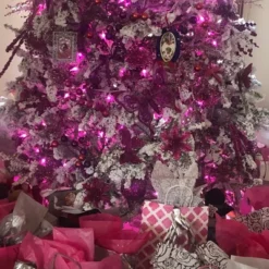 Northlight LED C6 Faceted Christmas Lights - Pink - 22.5' White Wire - 70ct -Northlight GUEST 5797a91f cef4 4b39 b18d 57e77143ba19