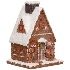 Northlight Frosted Gingerbread House With Gingerbread Man Christmas Decoration - 8.5" 8 Northlight Frosted Gingerbread House With Gingerbread Man Christmas Decoration - 8.5" -Northlight GUEST 5af86a66 29ed 48b4 a52f 5af8c8167fa1