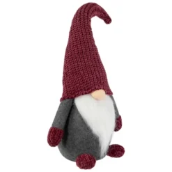 Northlight Standing Gnome With Knitted Hat Christmas Decoration - 18" - Mauve And Gray -Northlight GUEST 5cddc5db 56b6 487f a475 aba2bef2fe90