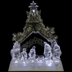 Northlight LED Lighted Nativity Scene In Stable Acrylic Christmas Decoration - 10.75" 10 Northlight LED Lighted Nativity Scene In Stable Acrylic Christmas Decoration - 10.75" -Northlight GUEST 5de382de cace 4ad0 9723 58b0ba663213