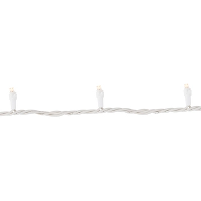 Northlight 50ct Warm White LED Wide Angle Christmas Lights, 16.25ft White Wire 5 Northlight 50ct Warm White LED Wide Angle Christmas Lights, 16.25ft White Wire - Image 3