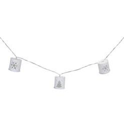 Northlight 10 B/O LED Warm White Metal Lantern Christmas Lights - 6.25' Clear Wire -Northlight GUEST 5ef561dc 51dc 43de 9ba9 48142c757e82