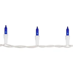 Northlight Mini Incandescent Christmas Lights - Blue - 7' White Wire - 35ct 8 Northlight Mini Incandescent Christmas Lights - Blue - 7' White Wire - 35ct -Northlight GUEST 5fd6cb38 f9a6 4123 b50d a49a5a34f064 1