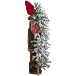 Northlight 48" Santa Claus With Artificial Flocked Alpine Tree Christmas Figure 11 Northlight 48" Santa Claus With Artificial Flocked Alpine Tree Christmas Figure -Northlight GUEST 60c8b386 e294 40e0 af97 ac39964339f1