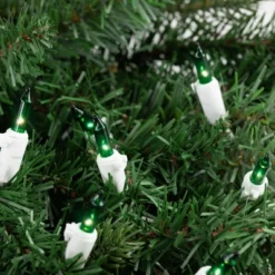 Northlight Mini Incandescent Christmas Lights - Green - 7' White Wire - 35ct -Northlight GUEST 619ebf22 7387 45c9 9577 f201b5aa6222