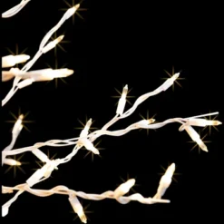 Northlight 6' Prelit Artificial Christmas Tree White Lighted Cascade Twig Outdoor Decoration - Clear Lights -Northlight GUEST 624528b5 5a2f 429c a58c 21f526b0ef5e