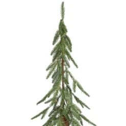 Northlight Pre-Lit Medium Alpine Artificial Christmas Tree - 6' - Clear LED Lights -Northlight GUEST 6319b0b7 a1e3 43c6 85f3 a7ef5ea373bd
