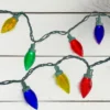 Northlight LED C9 Transparent Christmas Lights - Multi-color - 17' Green Wire - 50ct -Northlight GUEST 64635cc0 90bb 4848 9cff cdc1705f3c1a