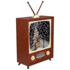 Northlight LED Lighted Musical Snowing Reindeer TV Set Christmas Decoration - 12" 10 Northlight LED Lighted Musical Snowing Reindeer TV Set Christmas Decoration - 12" -Northlight GUEST 64691cd4 e210 40cb aaef 46ff5527bfb9