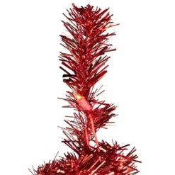 Northlight Pre-Lit Artificial Tinsel Christmas Tree - 3' - Red - Clear Lights 12 Northlight Pre-Lit Artificial Tinsel Christmas Tree - 3' - Red - Clear Lights -Northlight GUEST 65c8875c fad6 48ca ae67 7f82e6eb0c23