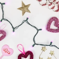 Northlight 50ct LED Wide Angle String Lights Pink - 16.25' Green Wire -Northlight GUEST 661cca18 5e8c 4bc1 85af 843c792c466a