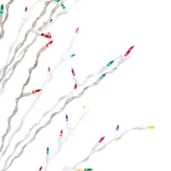 Northlight 4' Prelit Artificial Christmas Tree White Lighted Cascade Twig Outdoor Decoration - Multi-Color Lights -Northlight GUEST 662325c0 5a56 4dcb b048 29de68550008