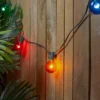 Northlight Transparent G40 Globe Indoor Outdoor Patio Christmas Light Set - MultiColor - 9' Green Wire - 10ct -Northlight GUEST 670003f6 ee82 4ce0 ba79 48344505bfa8