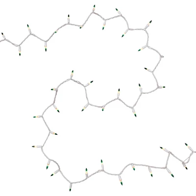 Northlight Mini Christmas Light Set - Clear With Green Tips - 20.25' White Wire - 100ct 7 Northlight Mini Christmas Light Set - Clear With Green Tips - 20.25' White Wire - 100ct - Image 5