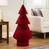 Northlight Accordion Honeycomb Foldable Paper Christmas Tree - 3' - Red 2 Northlight Accordion Honeycomb Foldable Paper Christmas Tree - 3' - Red -Northlight GUEST 68a199bb f6bd 465a aeb1 6a1a8304cbc8