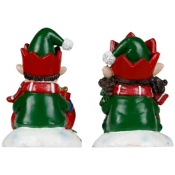 Northlight Festive Elves Christmas Stocking Holders - 5" - Set Of 2 -Northlight GUEST 68b7ade7 b132 421d b768 eb4bbfbe0d2c