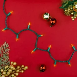 Northlight Mini Christmas Lights - Yellow - 20.25' Green Wire - 100ct -Northlight GUEST 68d00299 8990 431c afad 81baf3f03977