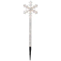 Northlight Lighted Snowflakes Christmas Outdoor Pathway Markers - 27" - Set Of 4 -Northlight GUEST 68d5cbcf ee02 4fc1 b7c2 878f082af5c7