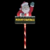Northlight 28" Lighted Santa Claus 'Merry Christmas' Lawn Stake - Clear Lights -Northlight GUEST 69478c7b 978d 4ae5 b304 79ecf7fcbfa7