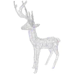 Northlight LED Color Changing Commercial Grade Acrylic Reindeer Outdoor Christmas Decoration - 46.5" -Northlight GUEST 69e07e96 5b5a 4f0a af6e 09a1d7b23b96
