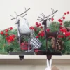 Northlight Set Of 2 Oil Rubbed Bronze And Silver Reindeer Christmas Stocking Holders -Northlight GUEST 69ff1c57 d4a4 4385 8918 81b0300166ed
