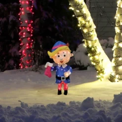 Northlight Lighted Hermey From Rudolph Outdoor Christmas Decoration - 18" - Clear LED Lights -Northlight GUEST 6c75615b 7bad 41fe 97f6 3f038950bf18
