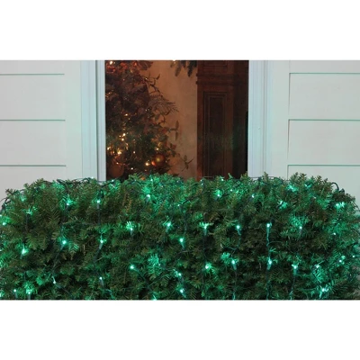 Northlight Net Style LED Tree Trunk Wrap Christmas Lights - 4' X 6' - Green - Green Wire 4 Northlight Net Style LED Tree Trunk Wrap Christmas Lights - 4' X 6' - Green - Green Wire - Image 2
