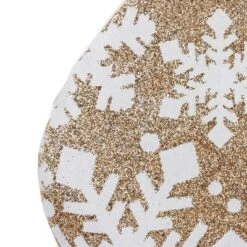 Northlight 20.5" Glittered Gold Christmas Stocking With Snowflakes And Pom Poms 8 Northlight 20.5" Glittered Gold Christmas Stocking With Snowflakes And Pom Poms -Northlight GUEST 6ef22f66 c340 4341 b23a f9d9c5739736