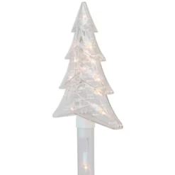 Northlight Lighted Tree Christmas Outdoor Pathway Markers - 26.5" - Set Of 4 -Northlight GUEST 6fd7d7b7 33cd 49fe 935c 827591905b1f