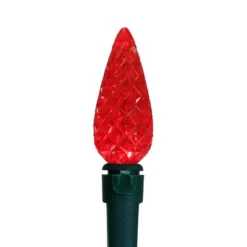 Northlight LED C6 Faceted Christmas Lights - Multicolor - 15.75’ Green Wire - 50ct -Northlight GUEST 712b58b7 87f7 44e7 9464 c19c63690737