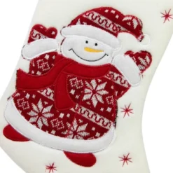 Northlight 17" White And Red "Welcome" Snowman Embroidered Christmas Stocking 9 Northlight 17" White And Red "Welcome" Snowman Embroidered Christmas Stocking -Northlight GUEST 719d066f e931 4ed7 92a5 742867de25e3