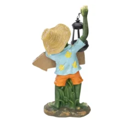 Northlight 18-Inch Country Frog With Lantern Outdoor Garden Statue -Northlight GUEST 71b0197a 9977 4e65 a525 755c9eecada0