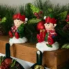 Northlight Festive Elves Christmas Stocking Holders - 5" - Set Of 2 -Northlight GUEST 71ff5bba fe7a 4e3f a80a 8f0585d83709