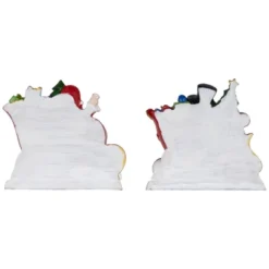 Northlight Santa And Snowman Sleigh Ride Christmas Stocking Holders - 4.25" - Set Of 2 11 Northlight Santa And Snowman Sleigh Ride Christmas Stocking Holders - 4.25" - Set Of 2 -Northlight GUEST 72209436 982d 4854 9ced cc49a8f9a352