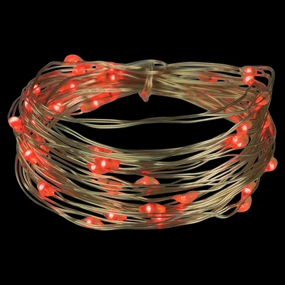 Northlight 50-Count Red LED Micro Fairy Christmas Lights - 16ft, Copper Wire 4 Northlight 50-Count Red LED Micro Fairy Christmas Lights - 16ft, Copper Wire - Image 2