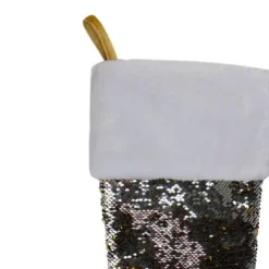 Northlight 22.75" Gold And Silver Reversible Sequined Christmas Stocking 9 Northlight 22.75" Gold And Silver Reversible Sequined Christmas Stocking -Northlight GUEST 72ae540d 37b9 4927 82be b1a2bfa60eea