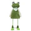 Northlight 12" Spring Frog With Scarf Standing Easter Decoration - Green/Tan