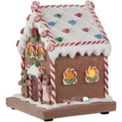 Northlight Pre-Lit LED Gingerbread Candy House Christmas Decoration - 7.5" -Northlight GUEST 730d28f3 2e7b 4289 8ffb 784caa9e40c2