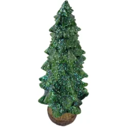 Northlight Glittered Pine Tree Christmas Decoration - 9.5" -Northlight GUEST 74cbadbc 2f5f 4686 992f 4f9020bf880c